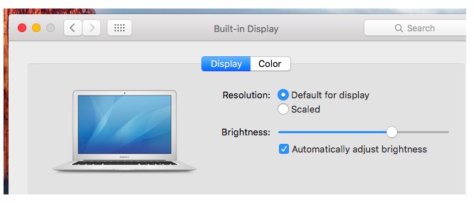 why does my brightness on my mac adjust randomly for windows 10